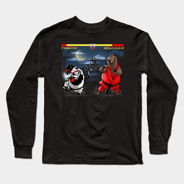 Street Bears Long Sleeve T-Shirt by Zascanauta